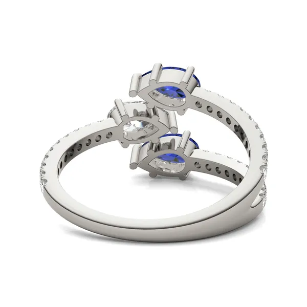 Sapphire Rea Accented Ring