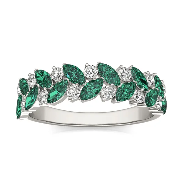 Emerald Genevieve Ring