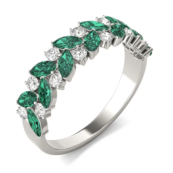 Emerald Genevieve Ring
