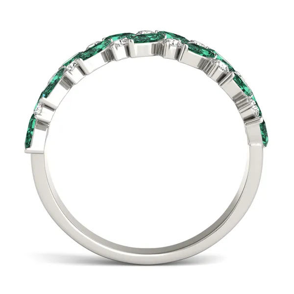 Emerald Genevieve Ring