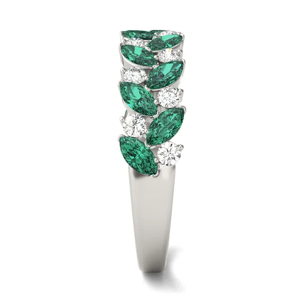 Emerald Genevieve Ring