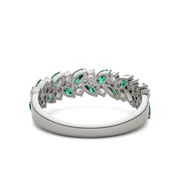 Emerald Genevieve Ring