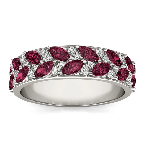 Ruby Genevieve Comfort Fit Ring