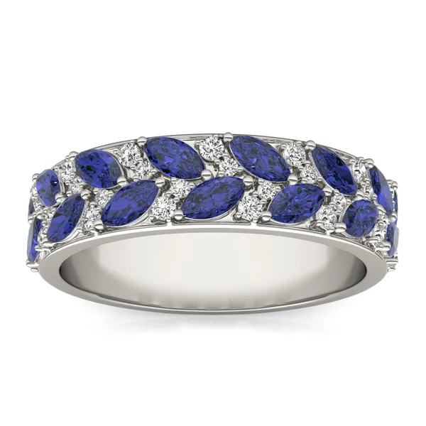 Sapphire Genevieve Comfort Fit Ring