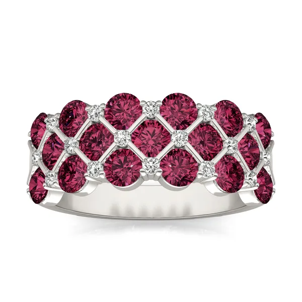 Original Ruby Quilted Ring