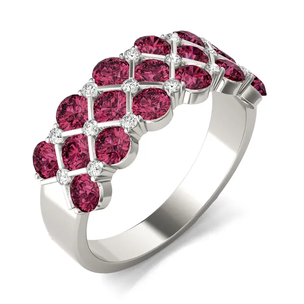 Original Ruby Quilted Ring