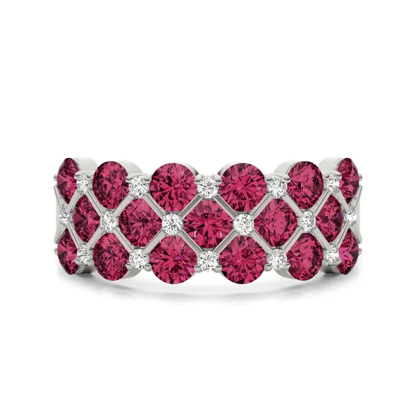 Original Ruby Quilted Ring