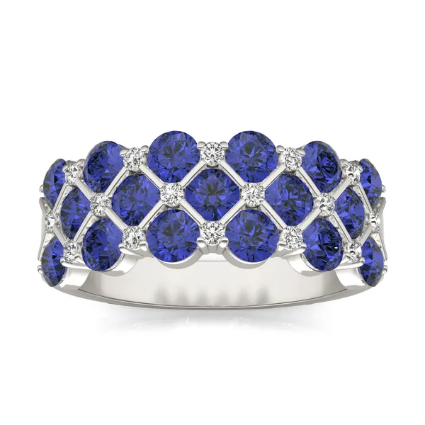 Original Sapphire Quilted Ring