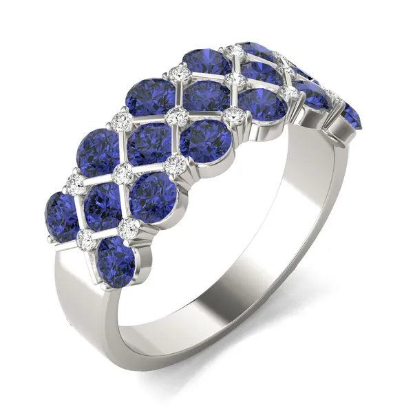 Original Sapphire Quilted Ring