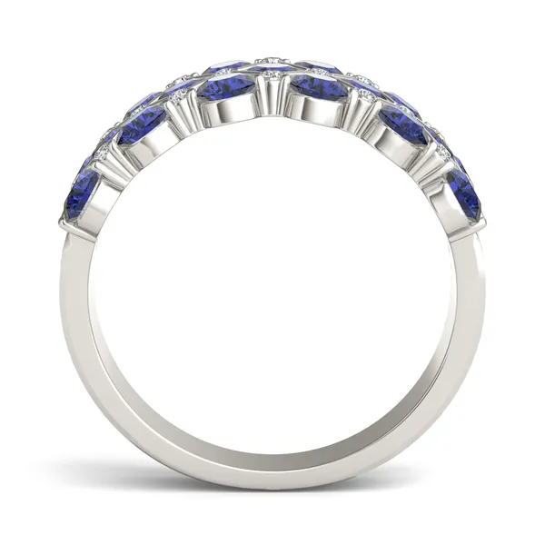 Original Sapphire Quilted Ring
