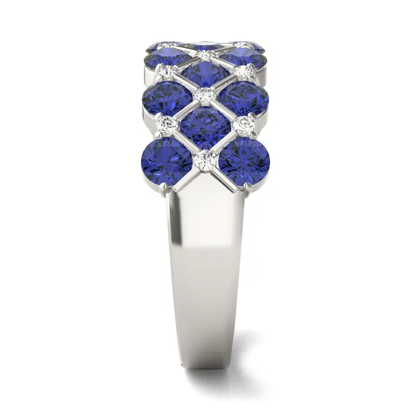 Original Sapphire Quilted Ring