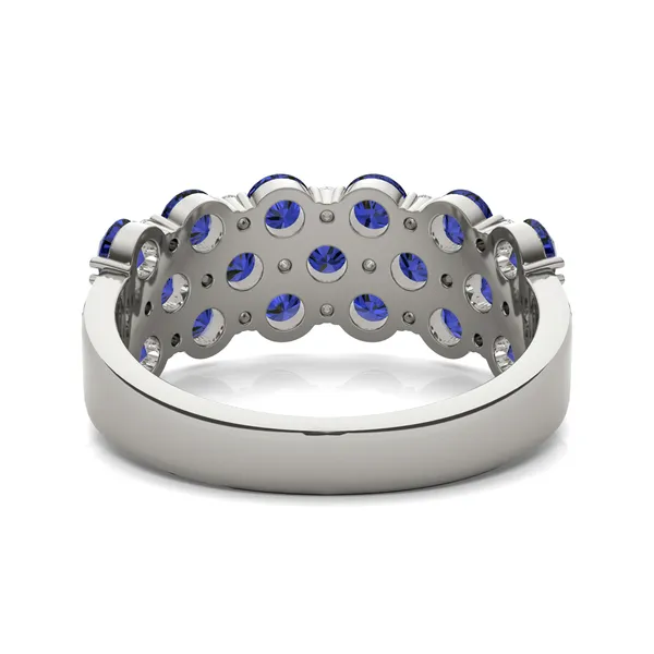 Original Sapphire Quilted Ring