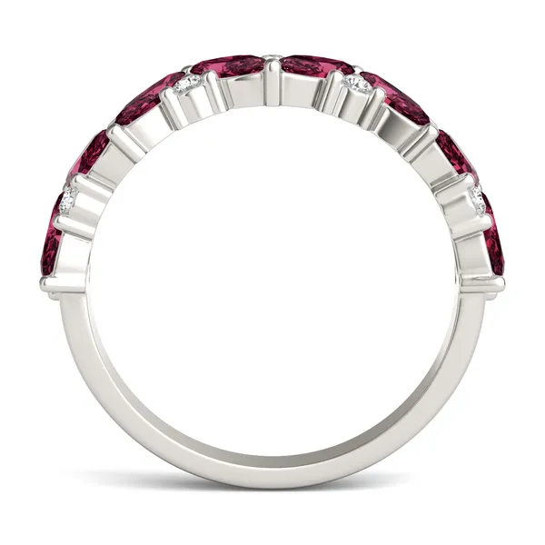 Ruby Alternating Marcella Ring