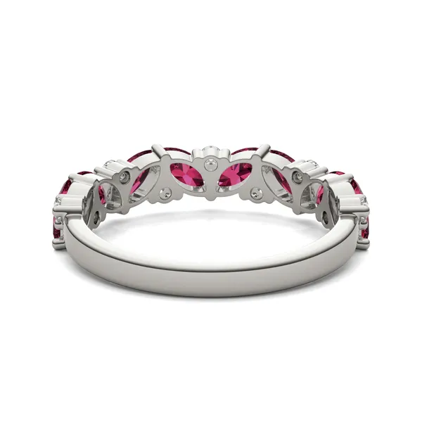 Ruby Alternating Marcella Ring