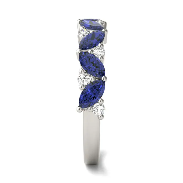 Sapphire Alternating Marcella Ring