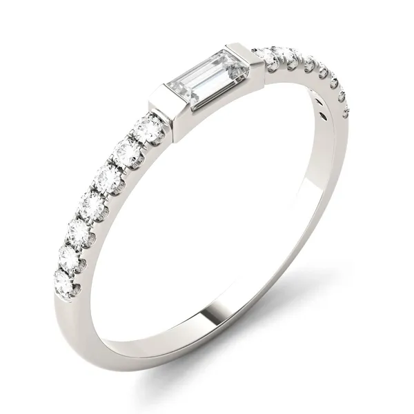 Baguette Bar Set Ring