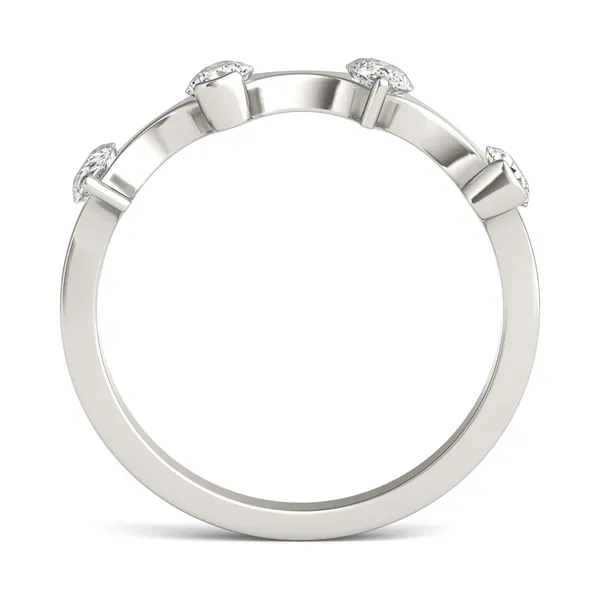 Four-Stone Hourglass Ring