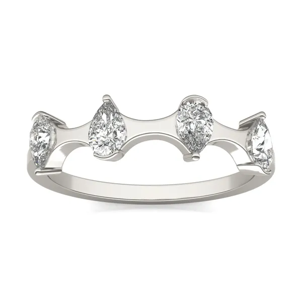 Four-Stone Hourglass Ring