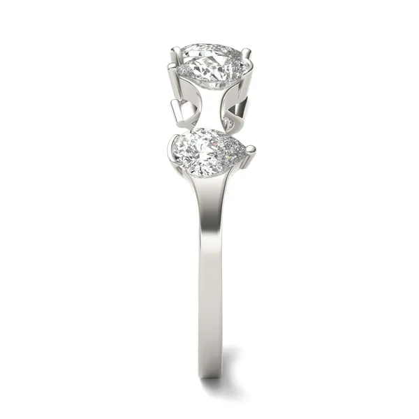 Four-Stone Hourglass Ring