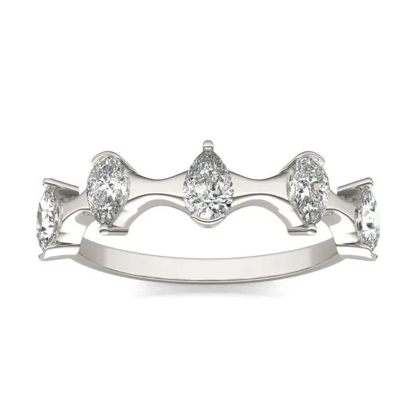 Five-Stone Hourglass Ring