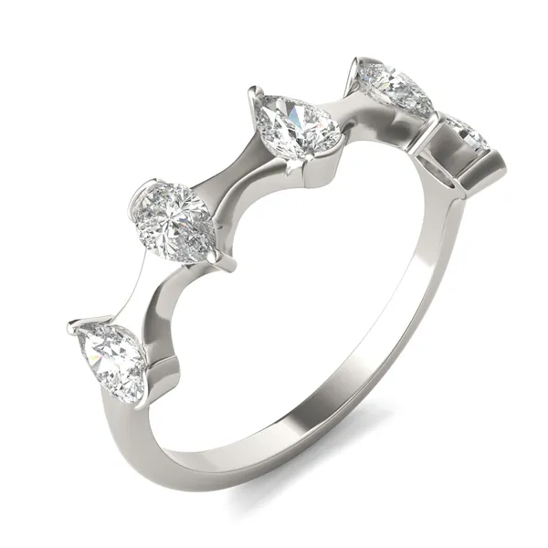 Five-Stone Hourglass Ring