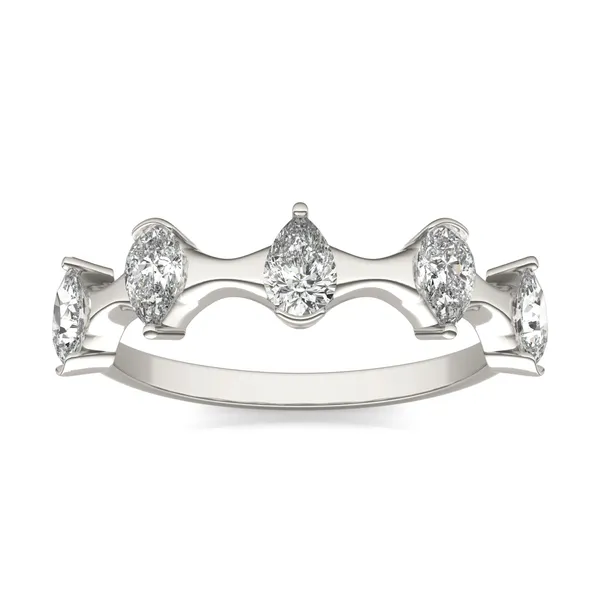 Five-Stone Hourglass Ring