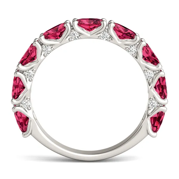 Ruby Color Oval Voyager Ring