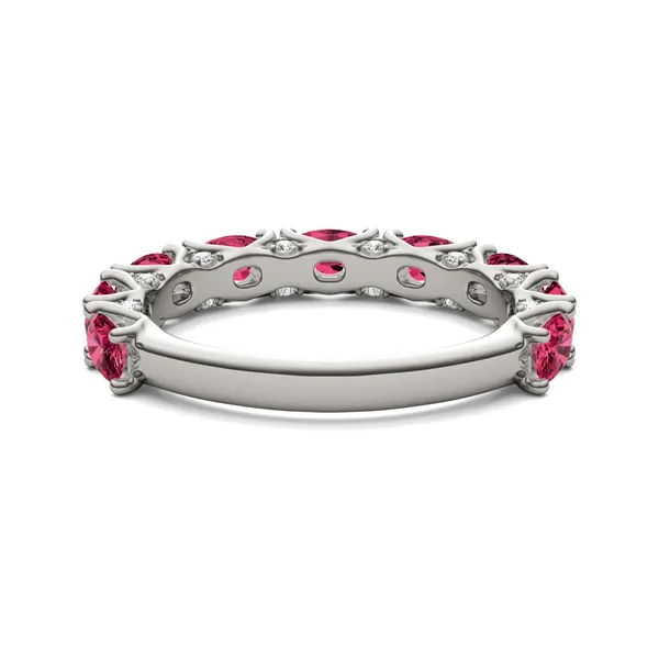 Ruby Color Oval Voyager Ring