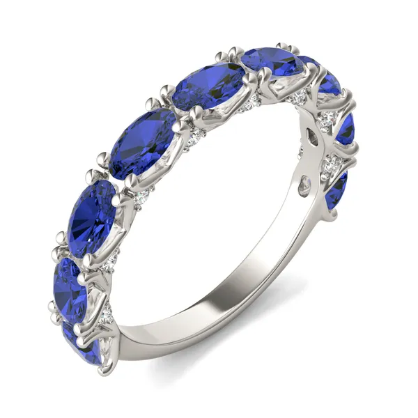 Sapphire Color Oval Voyager Ring