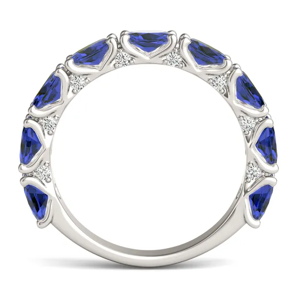 Sapphire Color Oval Voyager Ring