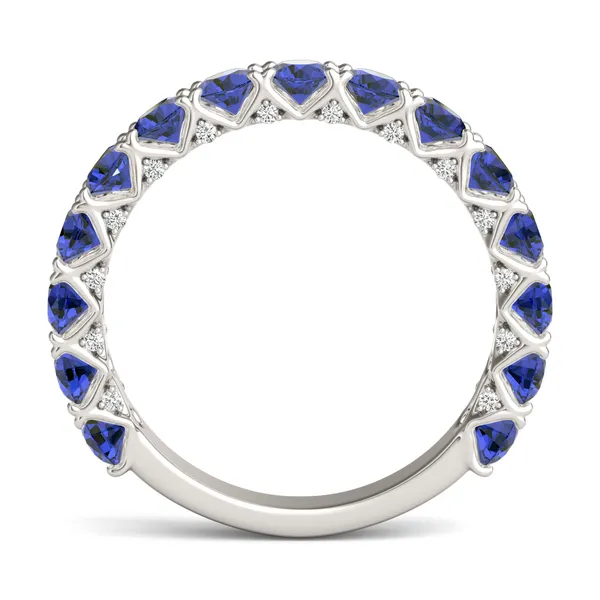 Sapphire Round Brilliant Voyager Ring