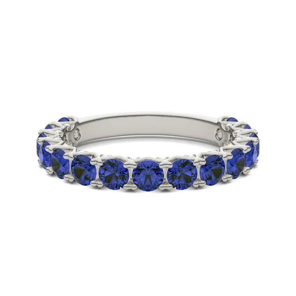 Sapphire Round Brilliant Voyager Ring