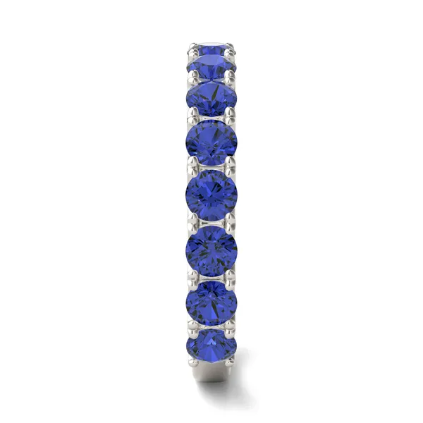 Sapphire Color Round Brilliant Voyager Ring