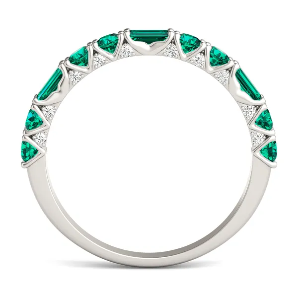 Emerald Mixed Stone Voyager Ring