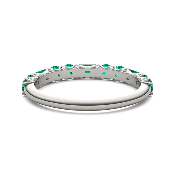 Emerald Mixed Stone Voyager Ring