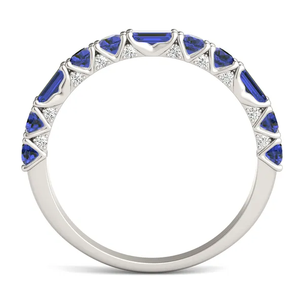 Sapphire Mixed Stone Voyager Ring