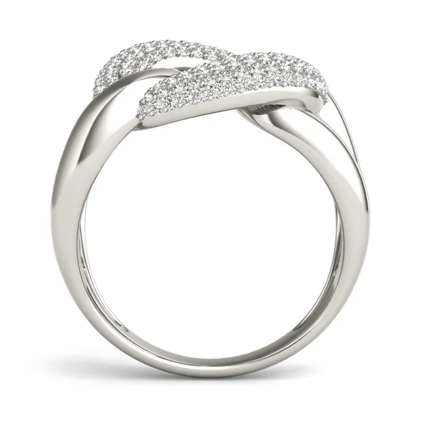 Oversized Pav Chain Statement Ring (1/2 ct. tw.)