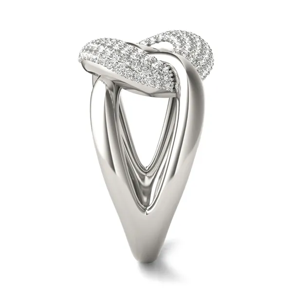 Oversized Pav Chain Statement Ring (1/2 ct. tw.)