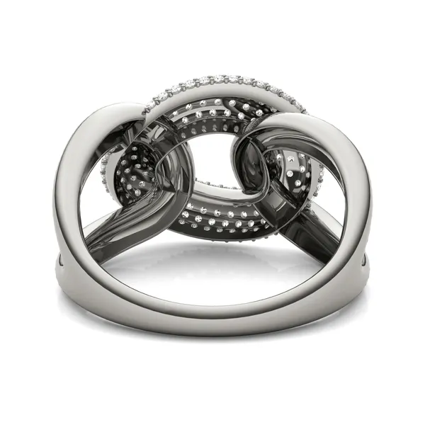 Oversized Pav Chain Statement Ring (1/2 ct. tw.)