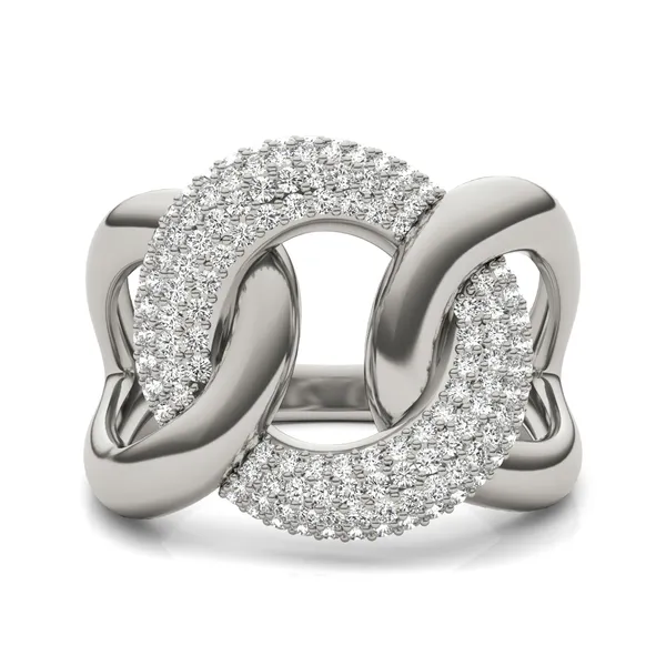 Oversized Pavé Chain Statement Ring (7/8 ct. tw.)