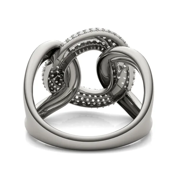 Oversized Pavé Chain Statement Ring (7/8 ct. tw.)