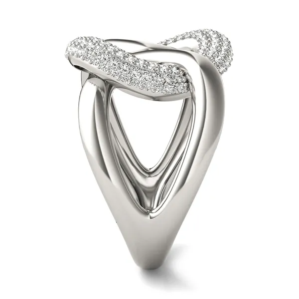Oversized Pav Chain Statement Ring (7/8 ct. tw.)