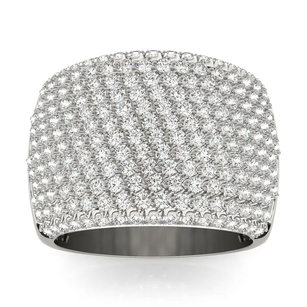 Purely Pavé Domed Ring