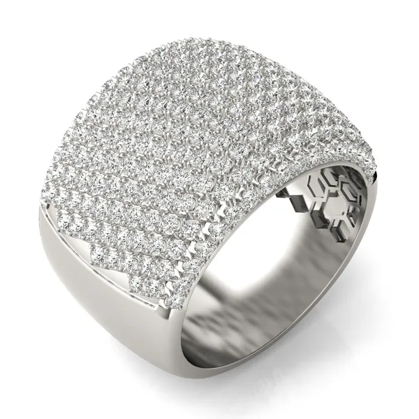 Purely Pavé Domed Ring