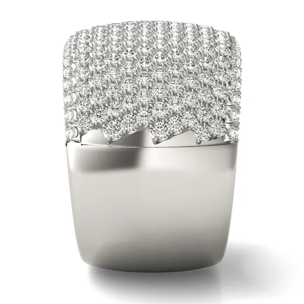 Purely Pavé Domed Ring