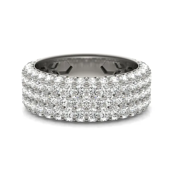 Five-Row Pavé Statement Ring