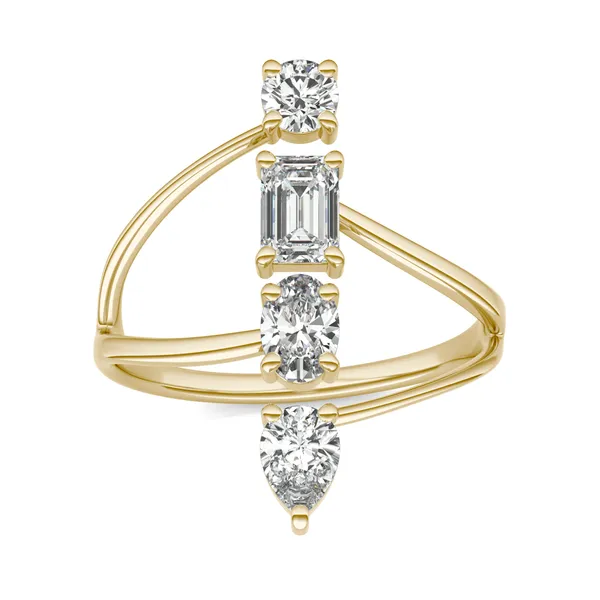 Four-Stone Stacked Statement Ring