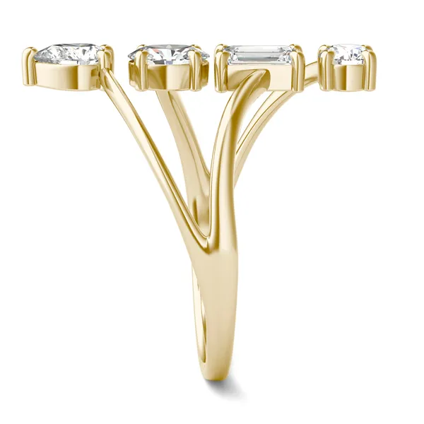 Four-Stone Stacked Statement Ring