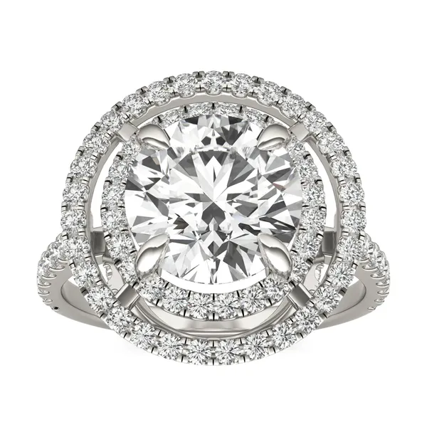 Aura Double Halo Statement Ring