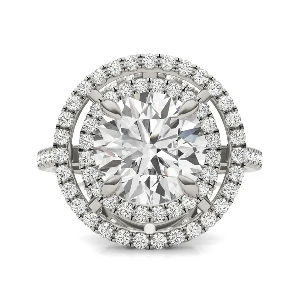 Aura Double Halo Statement Ring